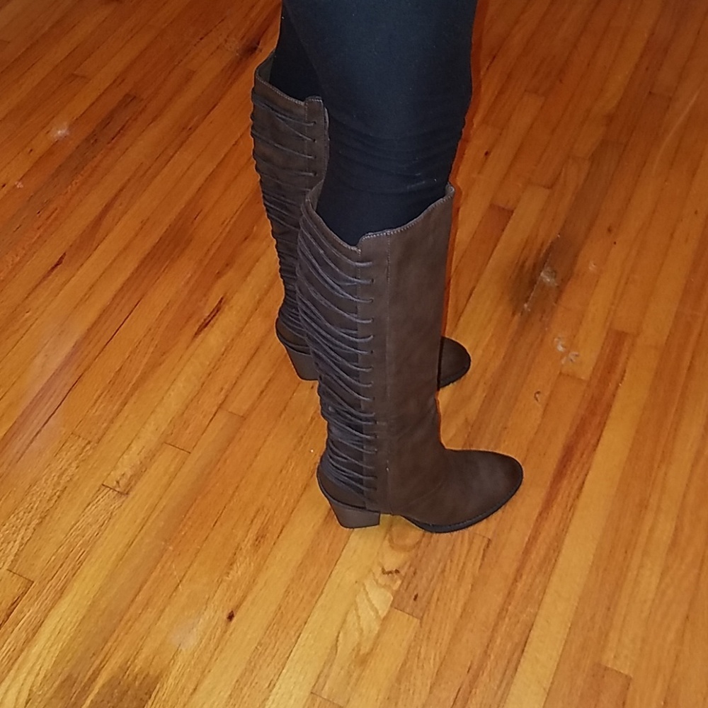 NWOT Mossimo knee-high heeled boots